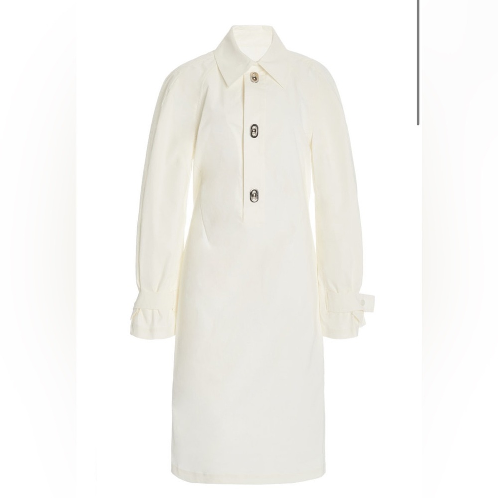 Bottega Veneta cotton blend midi shirt dress - Picture 2 of 3